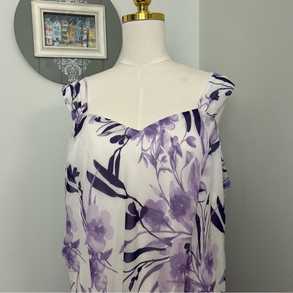 connected apparel Dresses & Skirts - Floral Connected Apparal Lined Dress